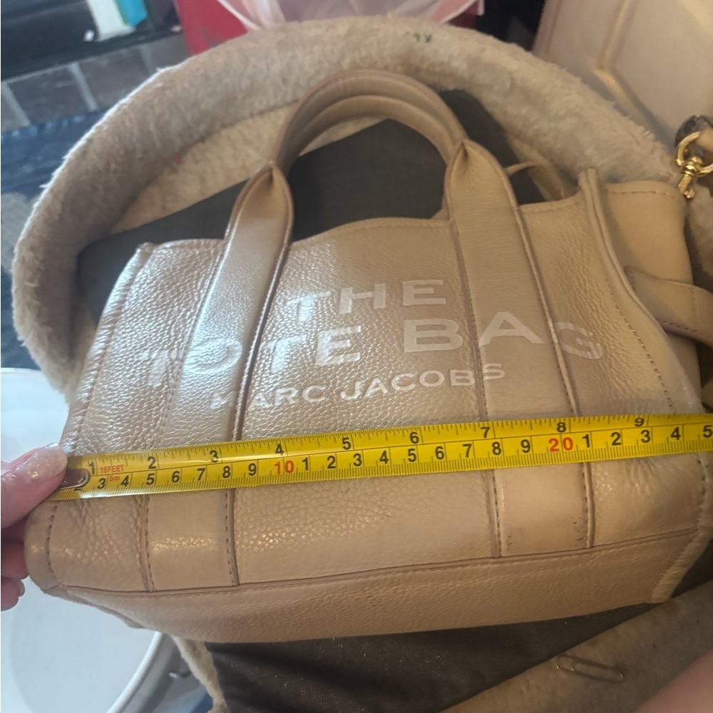 Marc Jacobs Tan Quilted Leather Tote
